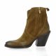 Metisse Boots cuir velours camel