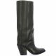 Metisse Bottes cuir noir