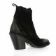 Metisse Boots cuir velours noir