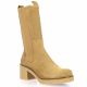 A bientot...merci Bottes cuir velours camel