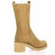 A bientot...merci Bottes cuir velours camel