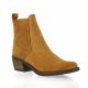 So send Boots cuir velours camel