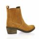 So send Boots cuir velours camel