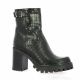 Spaziozero Boots cuir croco noir