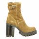 Spaziozero Boots cuir velours camel