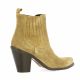 Spaziozero Boots cuir velours camel