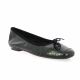 Reqins Ballerines cuir vernis noir