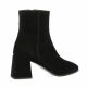 Reqins Boots cuir velours noir