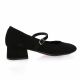 Reqins Ballerines cuir velours noir