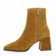 Reqins Boots cuir velours cognac