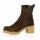 A bientot...merci Boots cuir velours marron