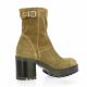 Spaziozero Boots cuir velours camel