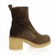 A bientot...merci Boots cuir velours marron