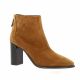 Fremilu Boots cuir velours cognac