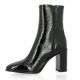 Fremilu Boots cuir vernis noir