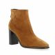 Fremilu Boots cuir velours cognac