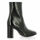 Fremilu Boots cuir vernis noir