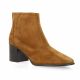 Fremilu Boots cuir velours cognac