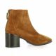 Fremilu Boots cuir velours cognac