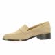 Vidi studio Mocassins cuir velours camel