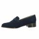 Vidi studio Mocassins cuir velours marine