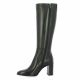 Fremilu Bottes cuir noir