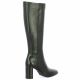 Fremilu Bottes cuir noir