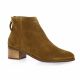 Maroli Boots cuir velours cognag