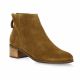 Maroli Boots cuir velours cognag