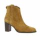 Maroli Boots cuir velours cognac