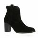 Maroli Boots cuir velours noir