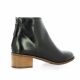 Maroli Boots cuir glacé noir