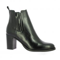 Maroli Boots cuir glacé noir