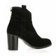 Maroli Boots cuir velours noir