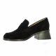 Vidi studio Mocassins cuir velours noir