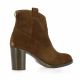 Maroli Boots cuir velours marron