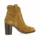 Maroli Boots cuir velours cognac