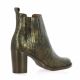 Maroli Boots cuir croco marron