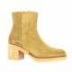 Patricia miller Boots cuir velours taupe