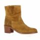 Patricia miller Boots cuir velours cognac