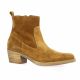 Patricia miller Boots cuir velours cognac