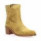 Patricia miller Boots cuir velours camel