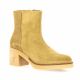 Patricia miller Boots cuir velours taupe