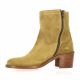 Patricia miller Boots cuir velours camel