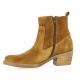 Patricia miller Boots cuir velours cognac