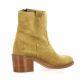 Patricia miller Boots cuir velours camel