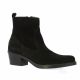 Patricia miller Boots cuir velours noir