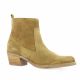 Patricia miller Boots cuir velours taupe