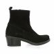 Patricia miller Boots cuir velours noir