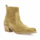 Patricia miller Boots cuir velours taupe